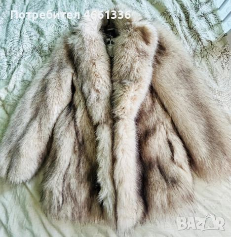 Дамско палто Zara еко косъм