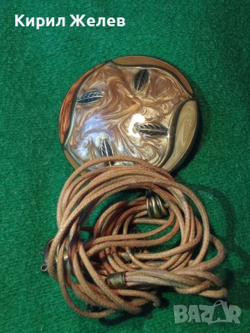 КРАСИВ МЕСИНГОВ ЕМАЙЛИРАН ФЕШЪН АРТ МЕДАЛЬОН с ШНУРЧЕ КОЛИЕ УКРАШЕНИЕ 25514, снимка 11 - Колиета, медальони, синджири - 35526816