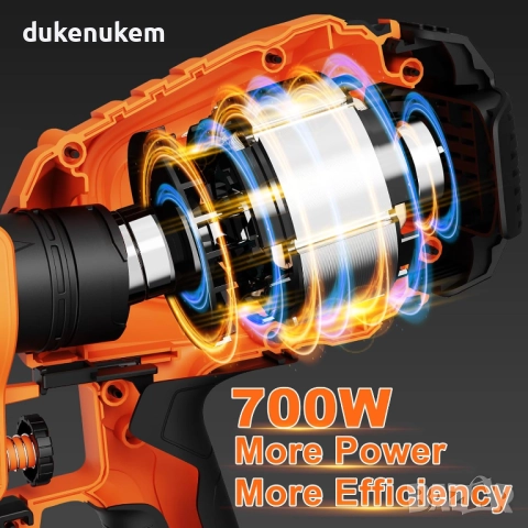 Електрически пистолет за боядисване 700W, 1200 мл, 4 дюзи, 3 режима, снимка 2 - Други инструменти - 52721901