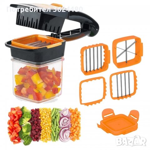 Кухненско ренде Nicer Dicer Quick, снимка 4 - Аксесоари за кухня - 40027861