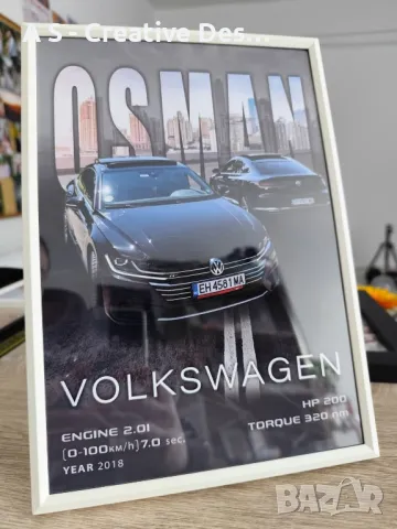 Уникални постери на коли – Вашата страст в кадър!, снимка 2 - Копирни услуги - 48330402