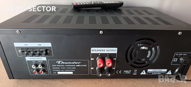 Thunder THC 1102 усилвател , снимка 6 - Ресийвъри, усилватели, смесителни пултове - 53637217