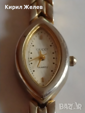 Дамски часовник GUCCI QUARTZ модерен много красив стилен дизайн - 24233, снимка 2 - Дамски - 36137420