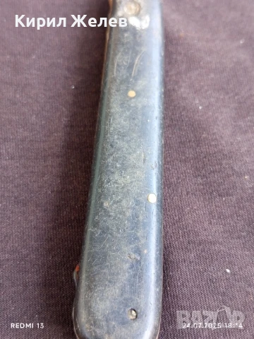 Стар ловджийски нож СССР рядък за КОЛЕКЦИЯ ДЕКОРАЦИЯ 25971, снимка 6 - Ножове - 51131568