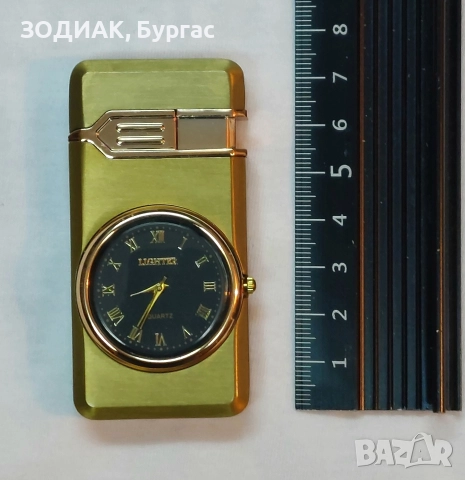 НОВА Газова Запалка с Часовник, снимка 5 - Запалки - 25095318