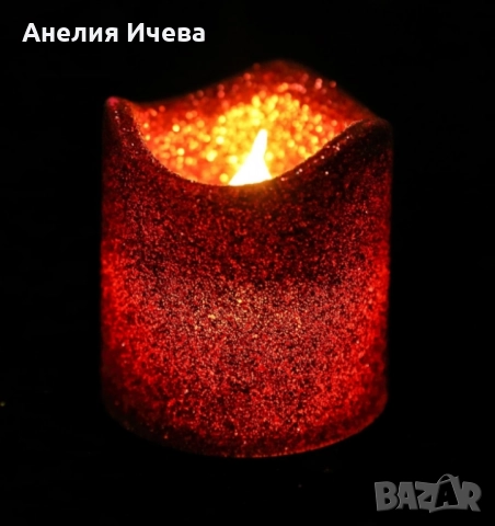 Мини LED коледни свещи , снимка 2 - Декорация за дома - 51760272