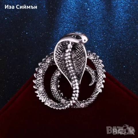 Брошки - котка, змия, грозде, водно конче, калинка, снимка 10 - Други - 31805865