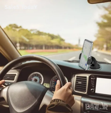 Стойка 2 в 1 за кола, с вендуза за табло и щипка за парно, снимка 2 - Аксесоари и консумативи - 45334076