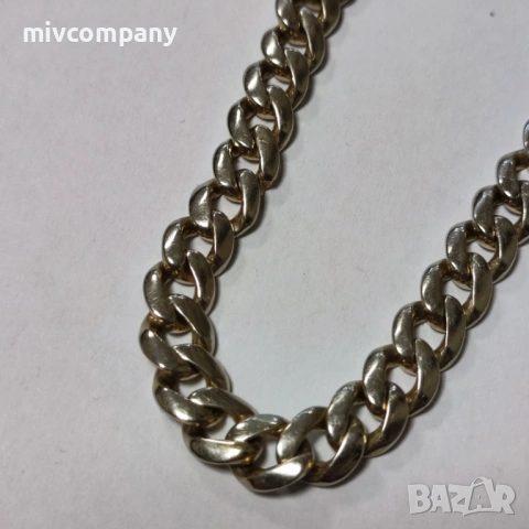 Златна гривна 23.98гр.21см., снимка 4 - Гривни - 53384909