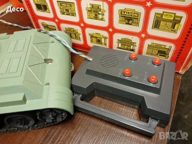 Стара руска пластмасова  играчка Танк., снимка 6 - Колекции - 51474915