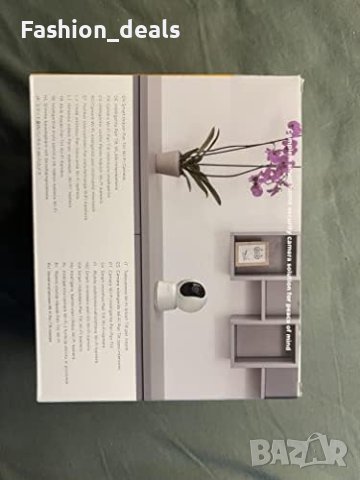 Нова Камера  за проследяване с приложение за телефон /4МP/Работи с Аlexa Сигурност  , снимка 2 - Други - 41327152