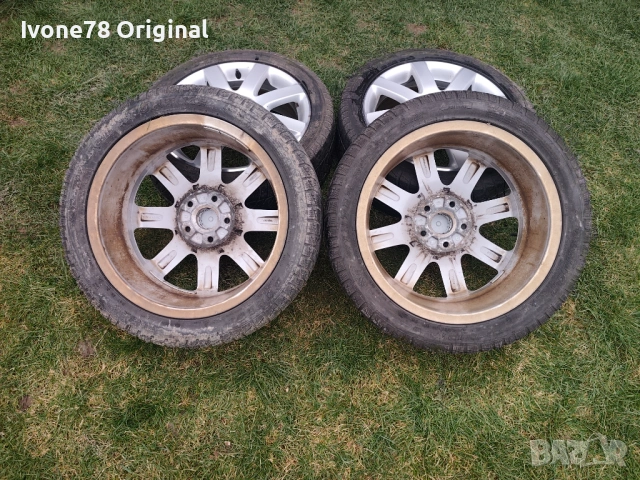 ПРОМОЦИЯ АЛУМИНИЕВИ ДЖАНТИ за VW 5x112 17цола.Отлично състояние., снимка 6 - Гуми и джанти - 53727077