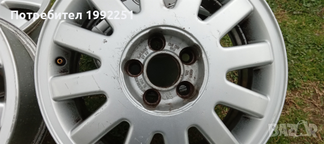 4бр. ляти джанти 6J15 ET38 5x100мм. Свалени са от Audi A3. Внос от Германия. Цената е за комплекта., снимка 4 - Гуми и джанти - 36300976