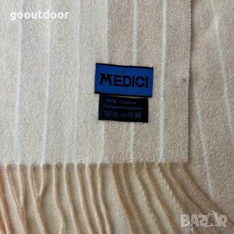 Medici кашмирен шал с ресни, снимка 3 - Шалове - 53689576