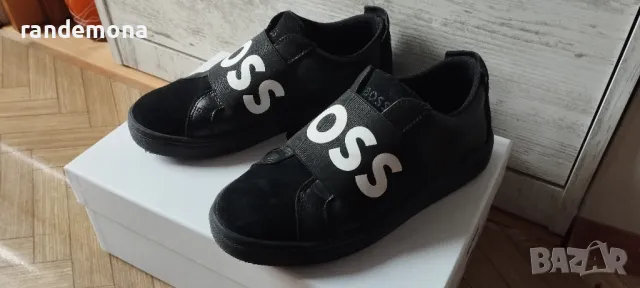 кожени спортни обувки Boss Kids wear Номер 34 
