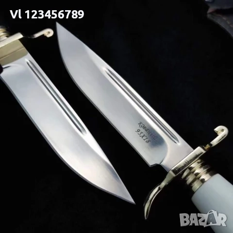 Боен прав нож тип НКВД -132х257 мм - ПРОМОЦИЯ, снимка 8 - Ножове - 52658118