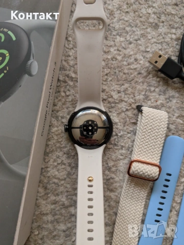Google Pixel Watch 3 (41 mm) с каишки, снимка 5 - Смарт часовници - 53464136