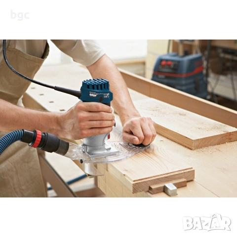 Нова Фреза Bosch Professional GKF 600, 600W, 33000 об/мин, Пластмасов куфар - 36 месеца гаранция, снимка 5 - Други инструменти - 52152596