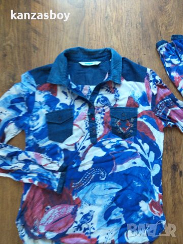 Desigual  Shirt - страхотна дамска риза КАТО НОВА, снимка 6 - Ризи - 40900714