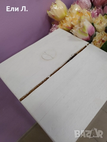 Дървени бели стойки 3 броя , снимка 3 - Други стоки за дома - 52929316