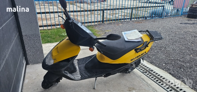 Скутер сузуки 50кубика внос от Германия, регистриран , снимка 4 - Мотоциклети и мототехника - 52325094