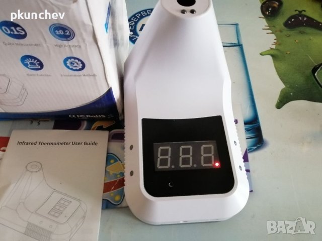 АВТОМАТИЧЕН, ИНФРАЧЕРВЕН, БЕЗКОНТАКТЕН МЕДИЦИНСКИ ТЕРМОМЕТЪР К3, снимка 4 - Уреди за диагностика - 41118148