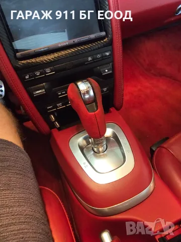 Скоростен лост Porsche PDK в червен цвят