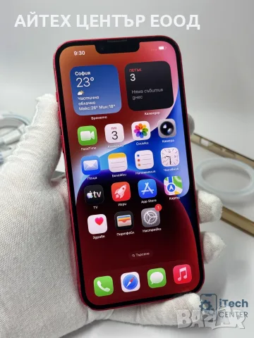 iPhone 14 Plus, 128GB, Product Red, 100% батерия, ОТЛИЧЕН, ГАРАНЦИЯ!, снимка 2 - Apple iPhone - 56005589