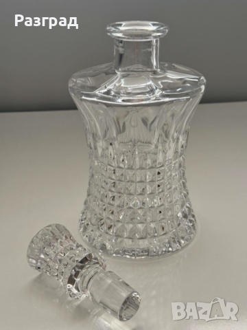 Кристална гарафа - декантер  бутилка за алкохол, снимка 5 - Други - 44682350