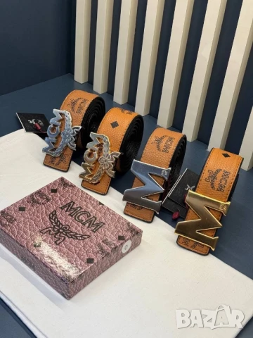колани от естествена кожа в кутия mcm, снимка 2 - Колани - 50627245