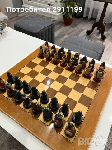 Красив порцеланов шах , снимка 10 - Шах и табла - 39995556