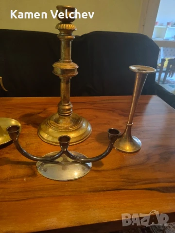 лот от свещници Български и чужди...