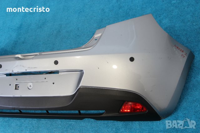 Задна броня Mazda 2 (2007-2014г.) с отвори за парктроник / Мазда 2, снимка 3 - Части - 40538298