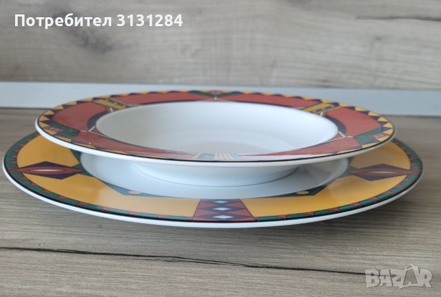 Винтидж Арт Деко Kahla сет чинии Германия, снимка 7 - Чинии - 40829818