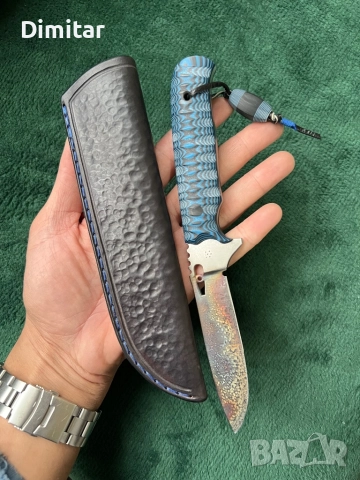 Нож ръчна изработка, снимка 4 - Ловно оръжие - 51790991