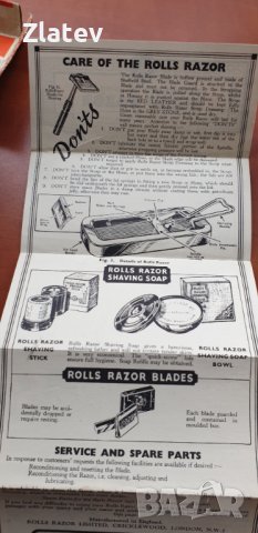 Самобръсначка Rolls razor , снимка 6 - Антикварни и старинни предмети - 41453928
