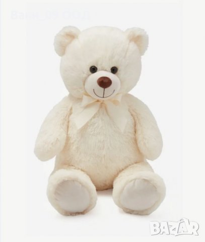 80см! Пухкаво мече с панделка, 2 цвята, снимка 2 - Плюшени играчки - 38615764