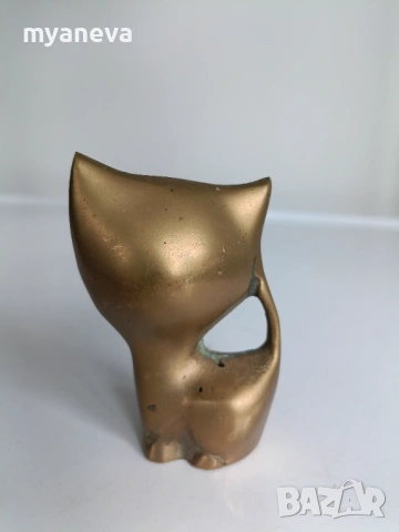 Бронзови статуетки на котки. , снимка 9 - Статуетки - 53840376