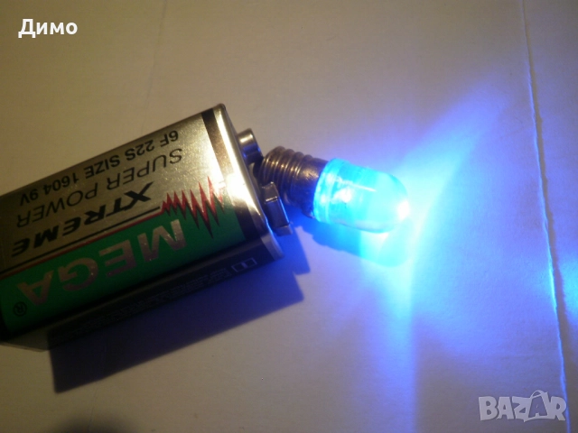 LED Е10 крушки- 5,5 до 20V захранване , снимка 3 - Крушки - 52877394