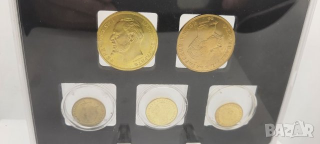 Поставка с пет копия на златните монети от 1894 и 1912 год., снимка 3 - Нумизматика и бонистика - 35801109