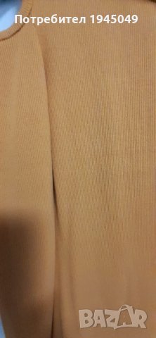 НОВО !!! Жълта рипсова рокля - С размер, снимка 4 - Рокли - 50517654