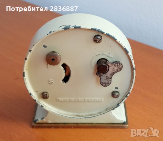 Стар настолен британски часовник Smiths Empire, снимка 4 - Антикварни и старинни предмети - 39979910