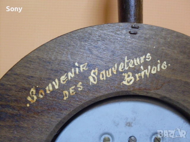 Стар работещ барометър, снимка 5 - Антикварни и старинни предмети - 53597897