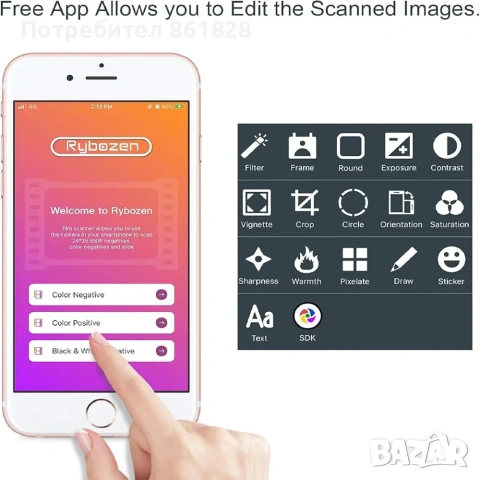 Скенер за диапозитиви, снимка 5 - Чанти, стативи, аксесоари - 53025927