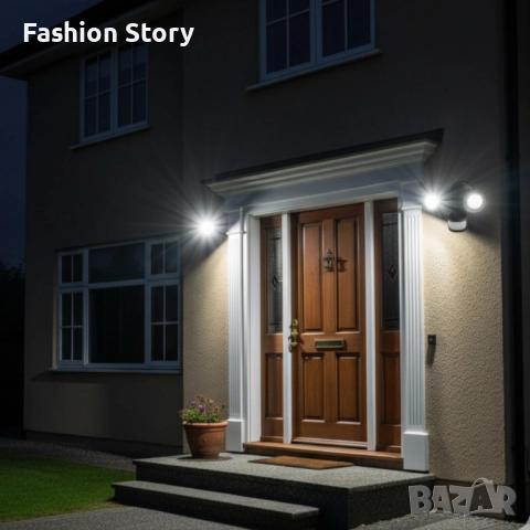 Външна LED лампа с датчик за движение