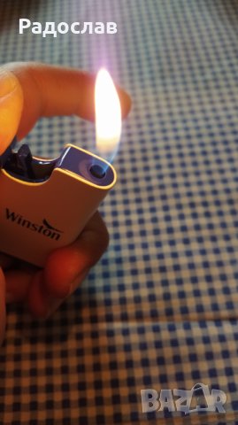 нова газова запалка  WINSTON , снимка 5 - Запалки - 40980964
