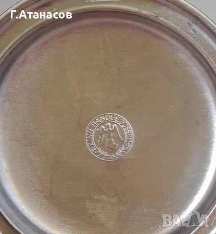 Старинни немски стъклени халби ръчно рисувани ръчно , снимка 3 - Антикварни и старинни предмети - 49990651