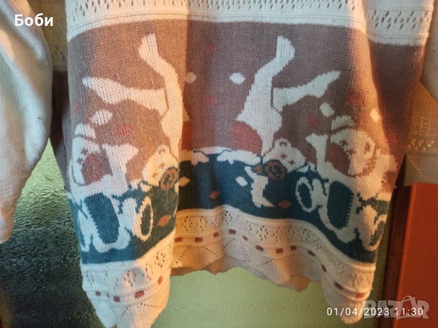 дамска блуза с декорация, снимка 3 - Блузи с дълъг ръкав и пуловери - 40794673