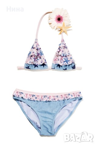 Бански Desigual деним принт