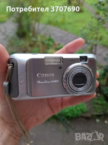 Компактен дигитален фотоапарат Canon PowerShot A460 , снимка 4 - Фотоапарати - 52475444